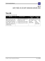 Giáo trình hướng dẫn tìm hiểu về thành phần của hệ thống mạng Search Engine từ hệ thống Windows,Unix phần 5 pps