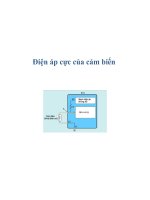 Điện áp cực của cảm biến doc