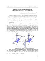 Báo cáo nghiên cứu khoa học: 