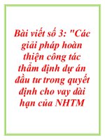 Bài viết số 3: 