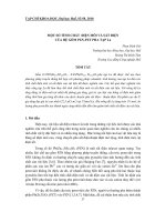 Báo cáo nghiên cứu khoa học: 