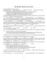 ĐỀ THI THỬ CHƯƠNG I, II, III - Đề 2 potx