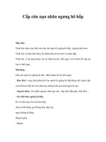 Cấp cứu nạn nhân ngưng hô hấp pps