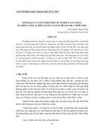 Báo cáo nghiên cứu khoa học: 