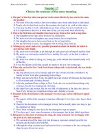 ĐỀ THI THỬ TỐT NGHIỆP MÔN TIẾNG ANH - Number 17 pdf