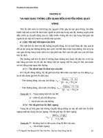 Bài giảng an toàn giao thông - Chương 4 doc