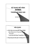 Sử dụng mô hình arima trong dự báo doc