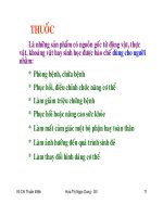 Bài giảng dược lý học part 2 docx