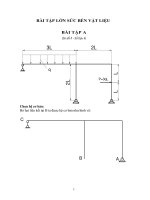 Bài Tập Lớn Sức Bền Vật Liệu  TNUT 2013
