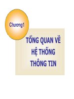 bài giảng hệ thống thông tin - chương 1 tổng quan hệ thống thông tin