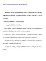 Hoàn thiện quy trình khai thác và tổ chức phục vụ khách du lịch lữ hành tại VITOUR - 4 pptx