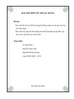 BÀI THI MÔN KỸ THUẬT MÀNG: Cách bố trí các thiết bị trong hệ thống màng và cấu tạo các loại mô đun màng ppsx