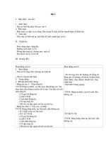 Giáo án thể dục lớp chồi: Bật ô doc