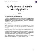 Sự hấp phụ khí và hơi trên chất hấp phụ rắn (1)