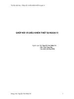 Ghép nối và điều khiển thiết bị ngoại vi - Chương 1 doc