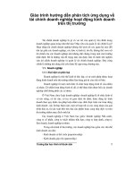 Giáo trình hướng dẫn phân tích ứng dụng về tài chính doanh nghiệp hoạt động kinh doanh trên thị trường p1 docx