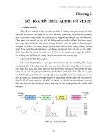 Giáo trình XỬ LÝ TÍN HIỆU AUDIO VÀ VIDEO - Chương 2 docx