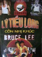 lý tiểu long côn nhị khúc - đình lâm, 183 trang