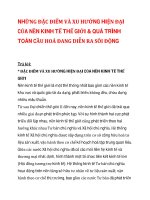 NHỮNG ĐẶC ĐIỂM VÀ XU HƯỚNG HIỆN ĐẠI CỦA NỀN KINH TẾ THẾ GIỚI pot