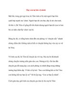 Dạy con tự bảo vệ mình pot