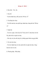 Giáo án âm nhạc lớp chồi: Đi học về - Tiết 2 potx