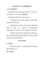 ĐỀ CƯƠNG ÔN TẬP MÔN HÓA HỌC CHƯƠNG 2: CACBOHIRAT ppsx