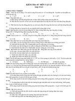 KIỂM TRA 45’ MÔN VẬT LÍ Lớp 11A1 pptx