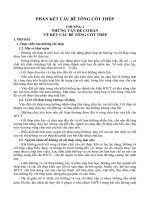 KẾT CẤU BÊ TÔNG CỐT THÉP : NHỮNG VẤN ĐỀ CƠ BẢN VỀ KẾT CẤU BÊ TÔNG CỐT THÉP part 1 ppsx