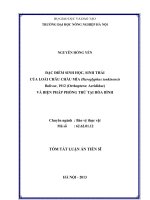 tóm tắt luận án tiến sĩ  đặc điểm sinh học, sinh thái của loài châu chấu mía hieroglyphus tonkinensis bolivar, 1912 (orthoptera acrididae) và biện pháp phòng trừ tại hòa bình.