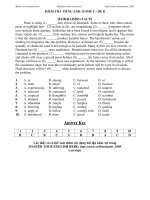 KIỂM TRA TIẾNG ANH 15 PHÚT – ĐỀ B pot