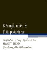 Biến ngẫu nhiên và Phân phối rời rạc docx