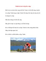 Chuẩn bị cho bé tập đi xe đạp doc