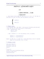 BÀI TẬP TIN HỌC ĐẠI CƯƠNG - PHẦN II pot