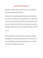 Khuyến khích tính độc lập ở bé docx