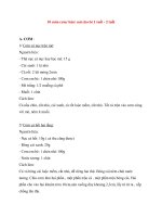 10 món cơm/ bún/ nui cho bé 1 tuổi - 2 tuổi doc