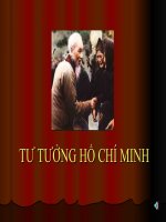 Chương 4: TƯ TƯỞNG HỒ CHÍ MINH VỀ ĐẠI ĐOÀN KẾT DÂN TỘC, KẾT HỢP SỨC MẠNH DÂN TỘC VỚI SỨC MẠNH THỜI ĐẠI ppt