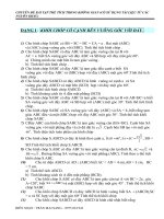 215 bài tập về thể tích trong không gian pptx