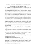 GIÁO TRÌNH QUAN TRẮC VÀ KHẢO SÁT - PHẦN I PHƯƠNG PHÁP LUẬN VỀ GIÁM SÁT (MONITORING) CHẤT LƯỢNG MÔI TRƯỜNG CHƯƠNG 3 pps