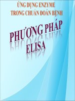 ỨNG DỤNG ENZYME TRONG CHẨN ĐOÁN BỆNH docx