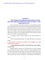 Ứng dụng Marketing để tăng hiệu quả Hoạt động xuất nhập khẩu tại Cty Xuất nhập khẩu Hà Tây - 5 pot