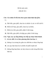 ĐỀ THI THỬ ĐH, CĐ MÔN SINH HỌC NĂM HỌC 2009-2010. TRƯỜNG THPT PHAN THÚC TRỰC ppsx