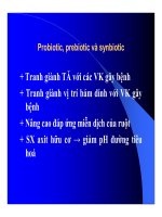 Thức ăn bổ sung cho vật nuôi : Thức ăn bổ sung mang tính chất chăn nuôi (phụ gia chăn nuôi) part 6 pptx