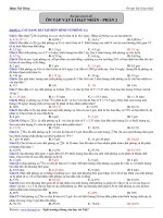 Bài tập chuyên đề vật lý : ôn tập vật lý hạt nhân - phần 2 docx