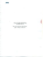 công ty cổ phần chế biến hàng xuất khẩu cầu tre báo cáo tài chính năm tài chính kết thúc 31 tháng 12 năm 2013