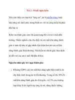 Trẻ 2 - 8 tuổi nghe kém pot