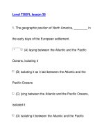 Level TOEFL lesson 35 docx