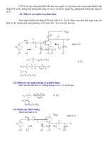 Bài giảng mạch điện tử : ẢNH HƯỞNG CỦA NỘI TRỞ NGUỒN TÍN HIỆU (RS) VÀ TỔNG TRỞ TẢI (RL) LÊN MẠCH KHUẾCH ÐẠI part 4 ppt