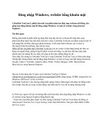 Đăng nhập Windows, website bằng khuôn mặt pps