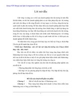 Chiến lược Marketing mix với việc mở rộng Thị trường Cty Kính Đáp Cầu - Bắc Ninh - p1 ppsx