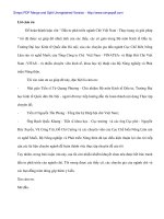 Đầu tư phát triển ngành chè Việt Nam - Thực trạng và giải pháp - 1 potx